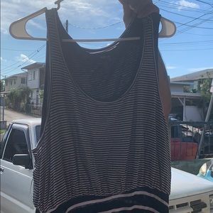 Black and white dress